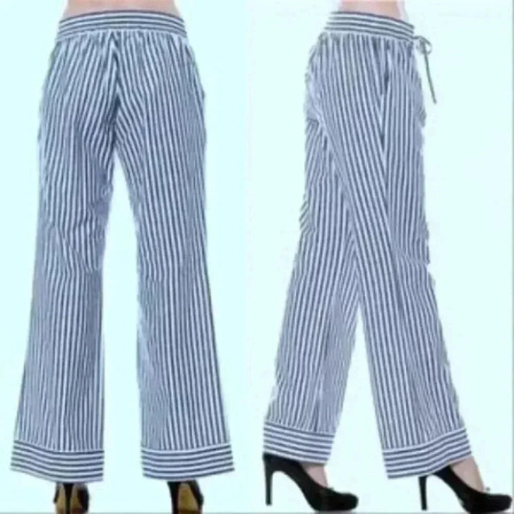 Nautical Wide Legged Pants - Picture 2 of 2